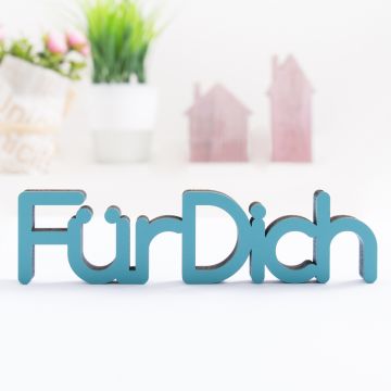 3D-Schriftzug Für Dich