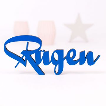 Dekoschriftzug Rügen