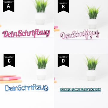 Eigenen Schriftzug gestalten