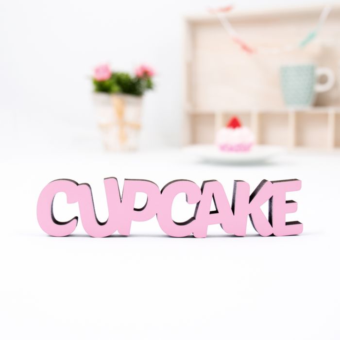 Dekoschriftzug Cupcake main product photo
