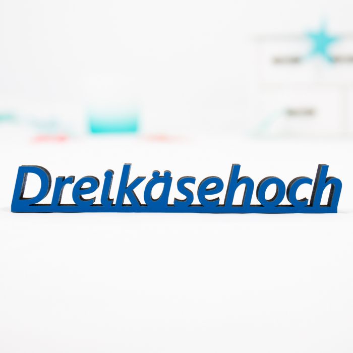 Dekoschriftzug Dreikäsehoch main product photo