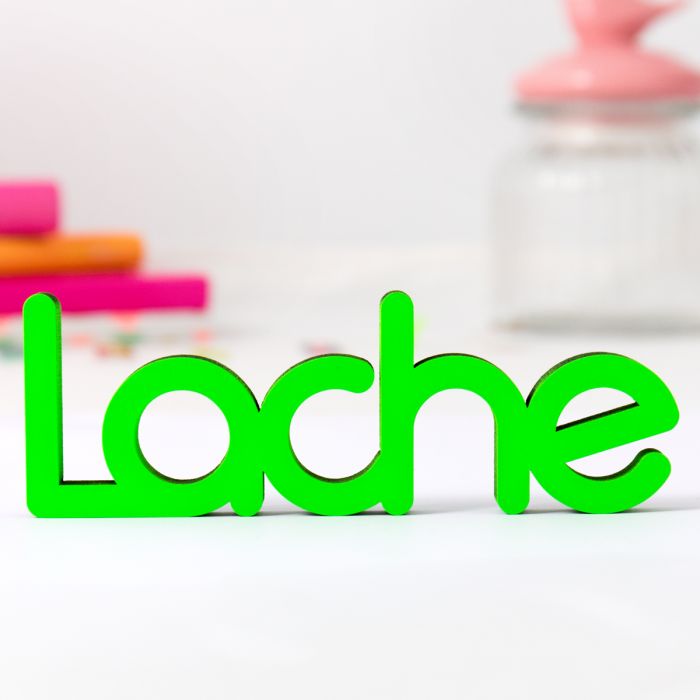 Dekoschriftzug Lache main product photo