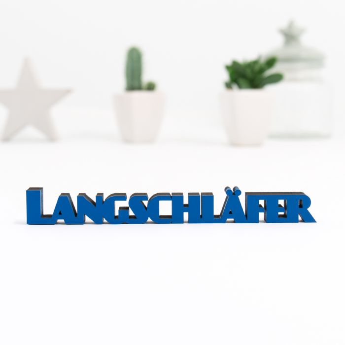 Dekoschriftzug Langschläfer main product photo