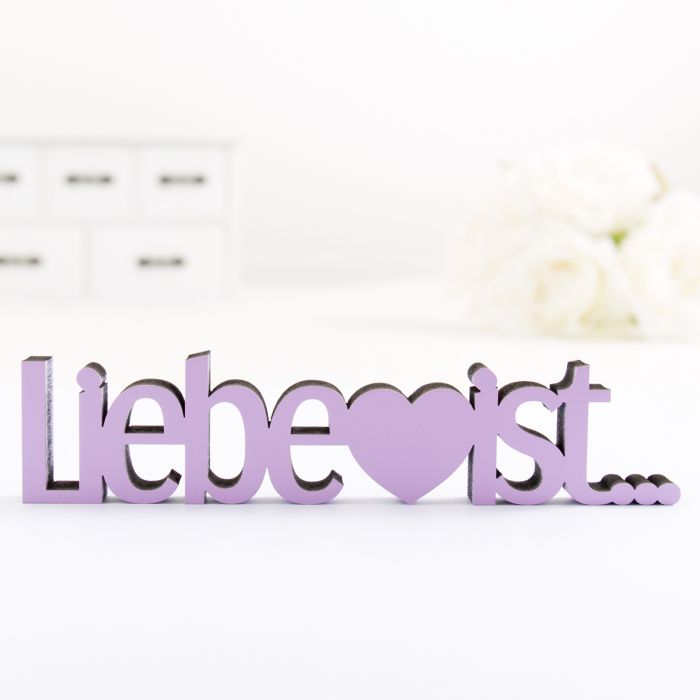 Dekoschriftzug Liebe ist... main product photo