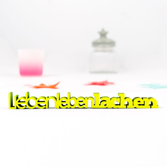 Dekoschriftzug Lieben Leben Lachen main product photo