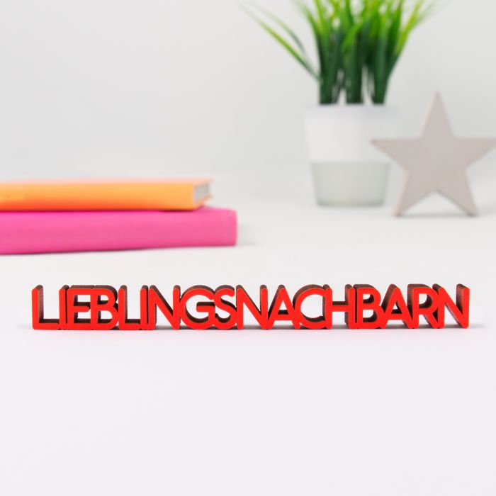 Dekoschriftzug Lieblingsnachbarn main product photo