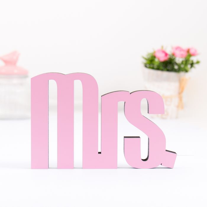 Dekoschriftzug Mrs. main product photo
