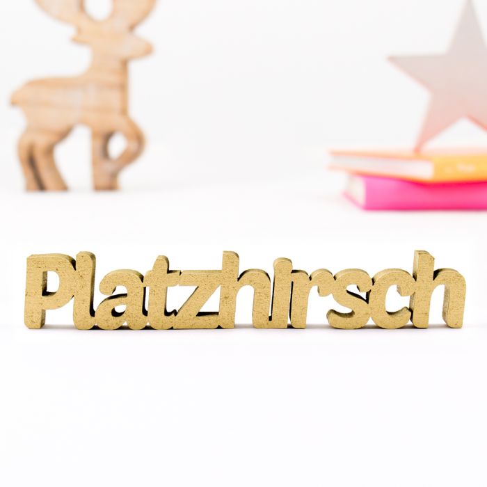 Dekoschriftzug Platzhirsch main product photo