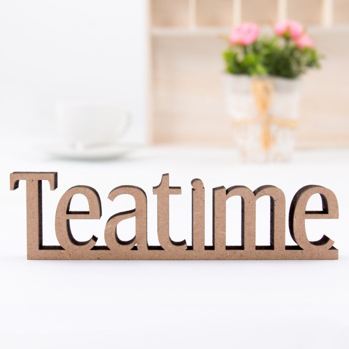Dekoschriftzug Teatime main product photo