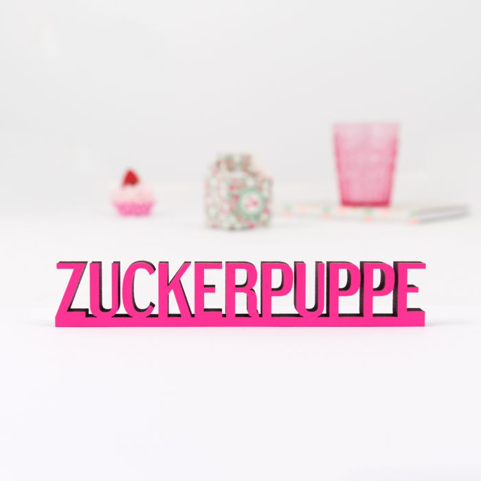 Dekoschriftzug Zuckerpuppe main product photo
