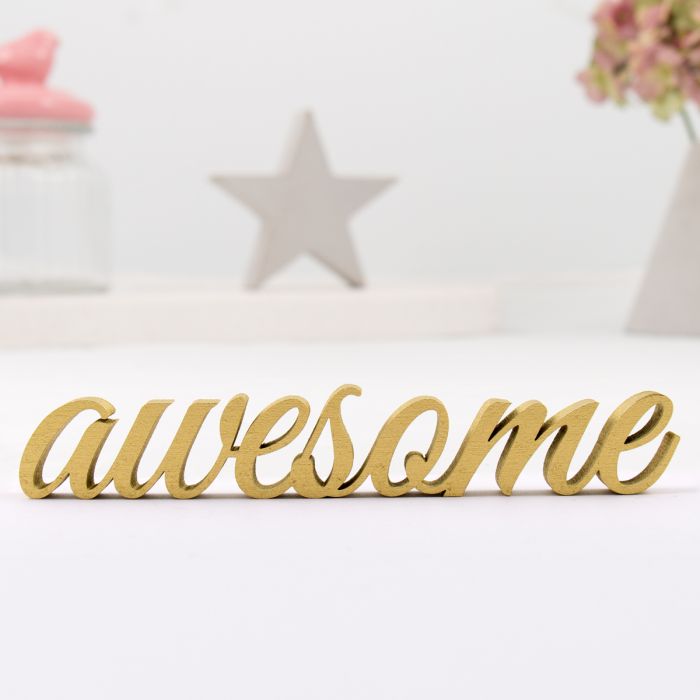 Dekoschriftzug awesome main product photo