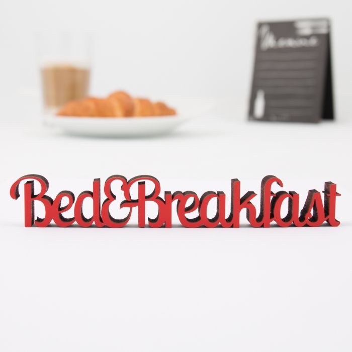 Dekoschriftzug Bed & Breakfast main product photo