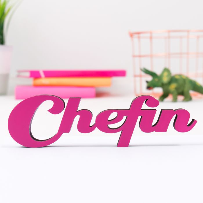 Dekoschriftzug Chefin main product photo