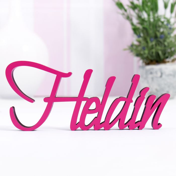 Dekoschriftzug Heldin main product photo