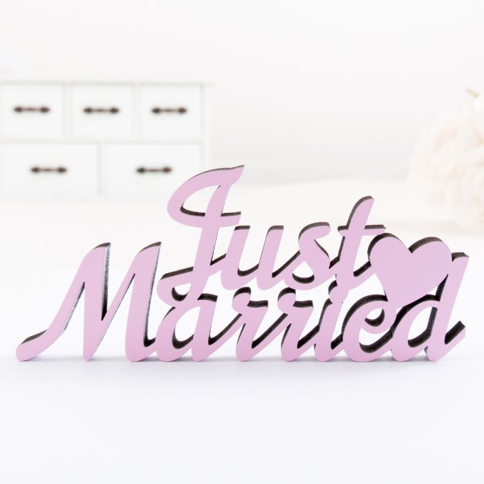 Dekoschriftzug Just Married main product photo