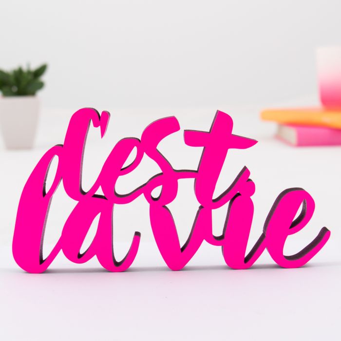 Dekoschriftzug Cest la vie main product photo