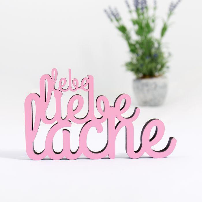 Dekoschriftzug lebe liebe lache main product photo