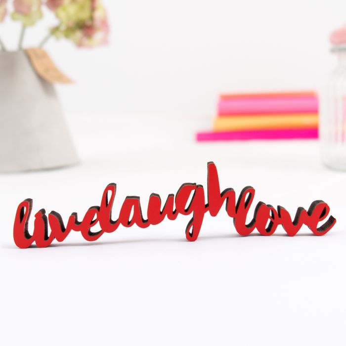 Dekoschriftzug Live Laugh Love main product photo