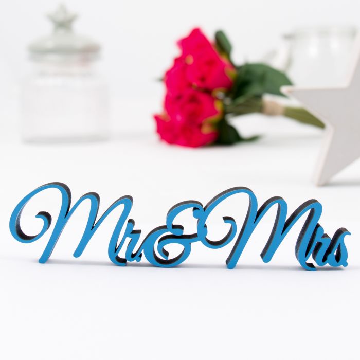 Dekoschriftzug Mr. & Mrs. main product photo