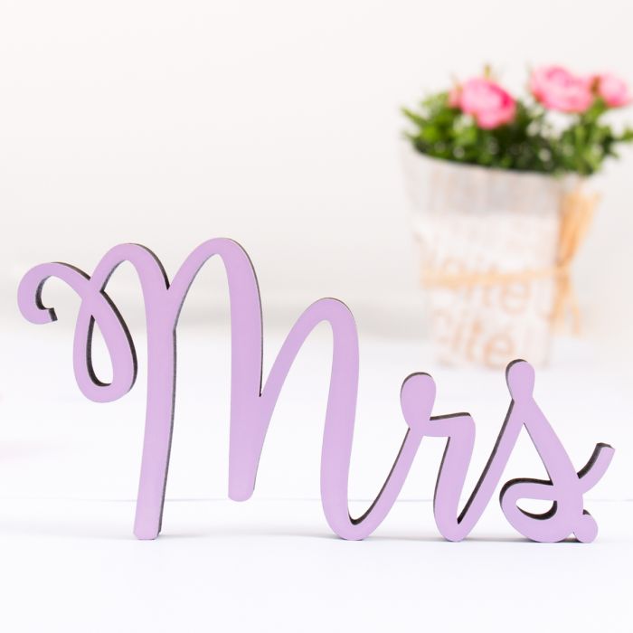 Dekoschriftzug Mrs. main product photo