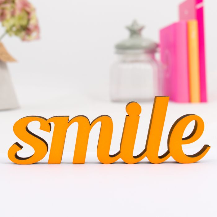 Dekoschriftzug Smile main product photo