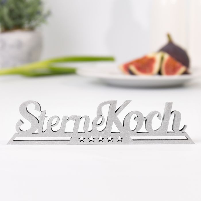 Dekoschriftzug Sternekoch main product photo