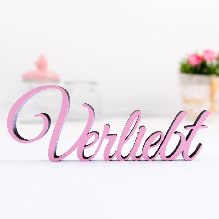 Dekoschriftzug Verliebt main product photo