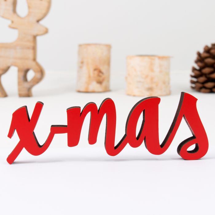 Dekoschriftzug X-MAS main product photo