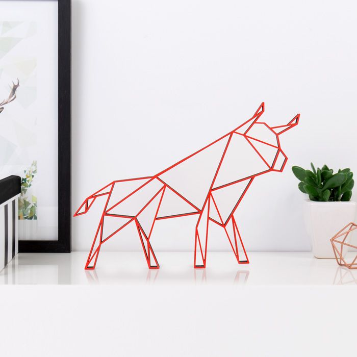 ORIGAMI 3D-Motiv Sternzeichen Stier main product photo
